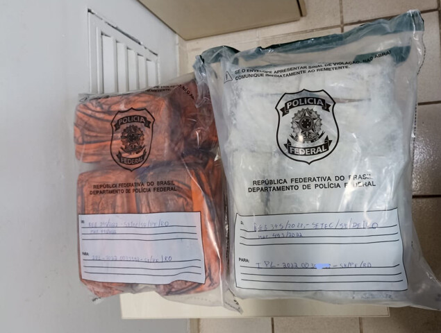 Traficantes são presos tentando despachar 12 kg de cocaína no aeroporto da capital