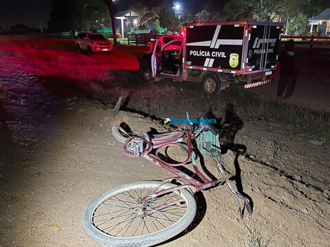 Ciclista morre atropelado na BR-364, em Candeias