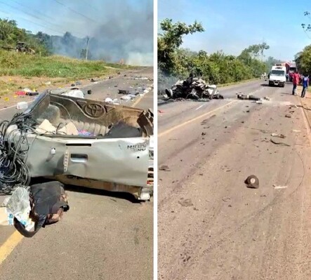 Cinco moradores de Rondônia morrem em acidente no Mato Grosso