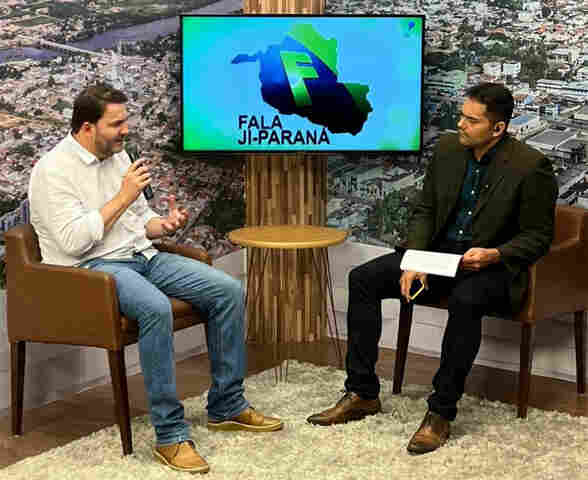 Presidente da Assembleia faz balanço do mandato durante entrevistas em Ji-Paraná