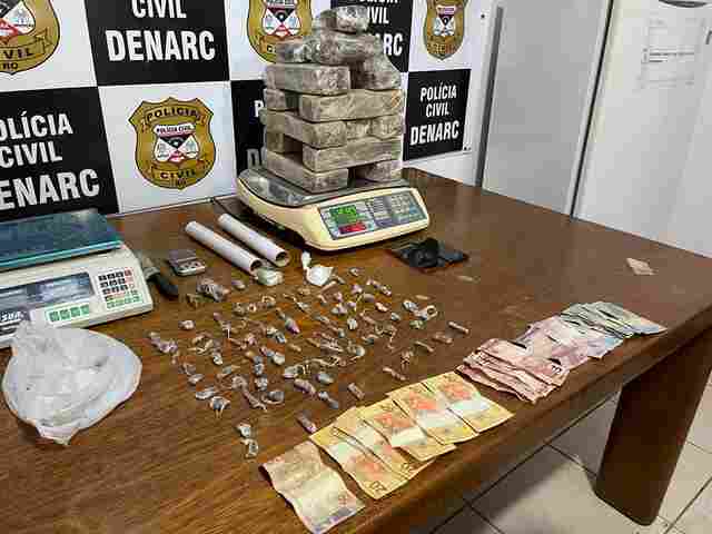 Traficante e menor são flagrados com 12 quilos de cocaína na zona leste de Porto Velho