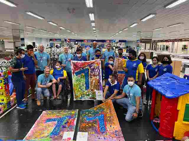 Grupo Gazin realiza novamente a tradicional campanha Pintando o 7 para as Apaes