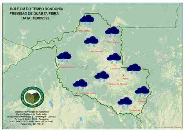 Nova friagem derruba temperaturas em todo o estado nesta quarta-feira