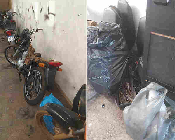 Em nova ação, policiais da Furtos e Roubos e 2ª DP localizam mais seis motos em desmanche