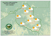 Sipam: Domingo será de muito calor e sem chuvas em todo o estado