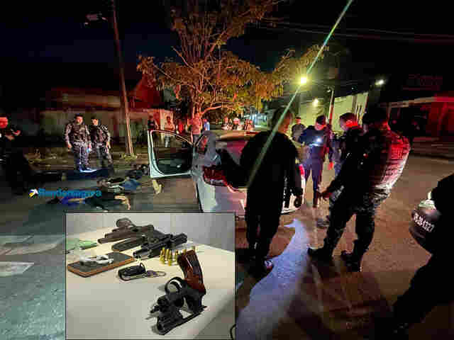 Bando que tentou matar homem é preso após também atirar na PM