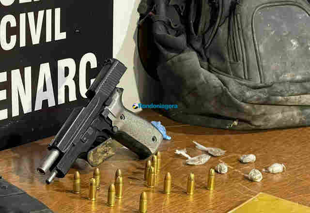Após denúncia, Denarc encontra arma em mochila e suspeito é preso no Morar Melhor