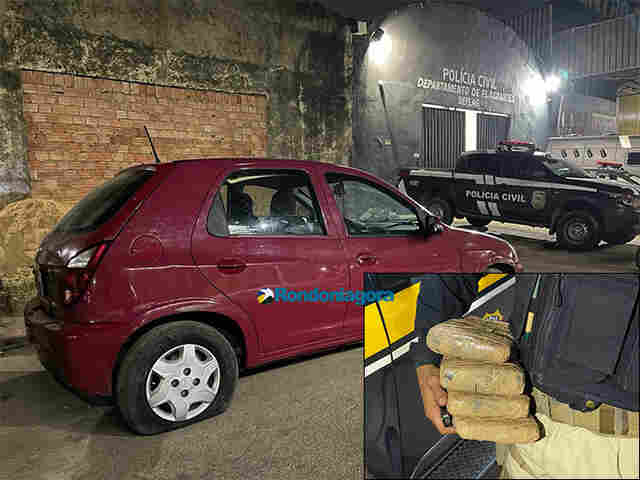 Carro que seria enviado para Mato Grosso com maconha dentro é apreendido em Porto Velho