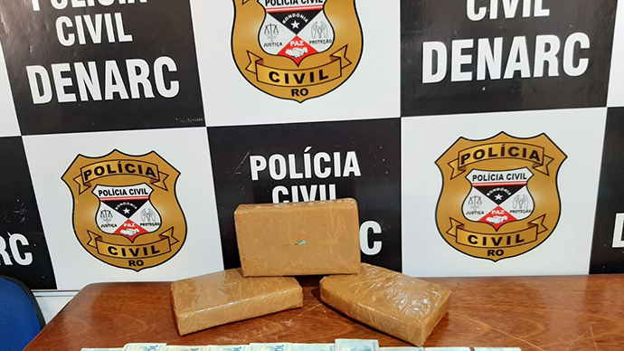 Denarc prende dois em ação contra o tráfico de drogas em Porto Velho