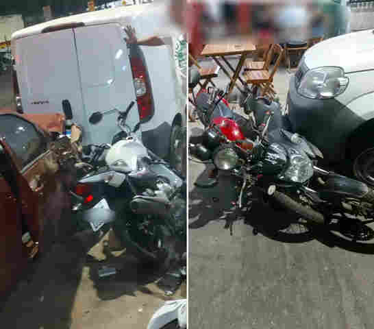 Motorista bêbado é preso após colidir carro contra cinco veículos