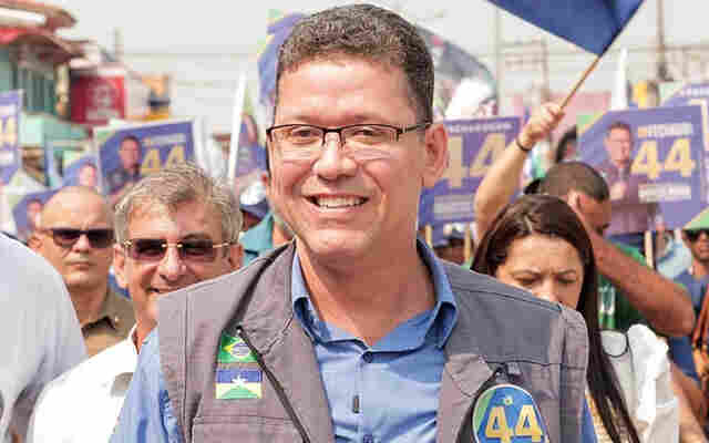 Marcos Rocha lidera isolado em nova pesquisa com 38% contra 22% de Marcos Rogério