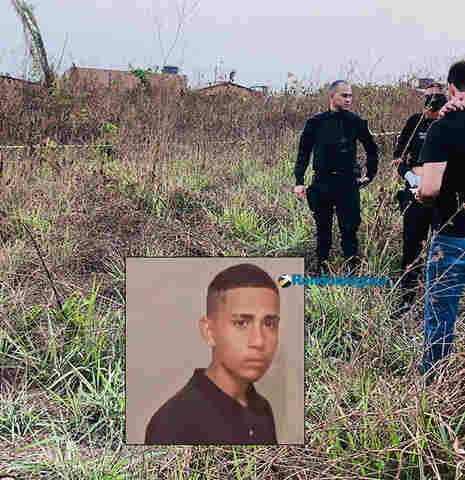 Adolescente morto com tiro na nuca estava desaparecido desde sexta; criança tropeçou em corpo