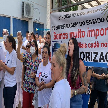 Vídeo: trabalhadores da área de enfermagem em Rondônia protestam contra suspensão do piso nacional