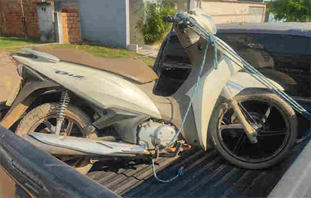 PM em Nova Mamoré recupera moto que foi roubada em Ariquemes