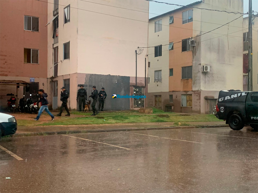 Forças policiais realizam grande operação na Zona Leste de Porto Velho
