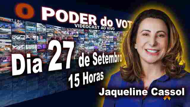 Deputada Jaqueline Cassol ao vivo, a partir das 15 horas desta terça-feira