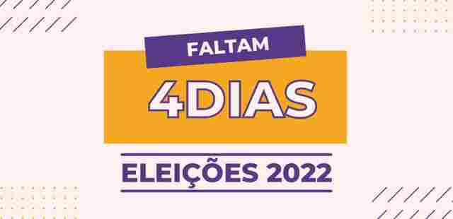 Faltam 4 dias: fique por dentro da ordem de votação nas Eleições 2022

