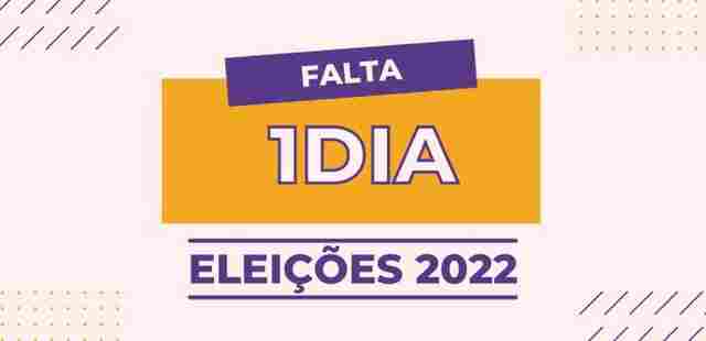 Candidatos têm até as 22 horas para realizar propaganda eleitoral nas ruas
