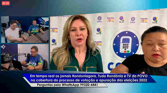 Confira ao vivo programa especial com cobertura completa das eleições