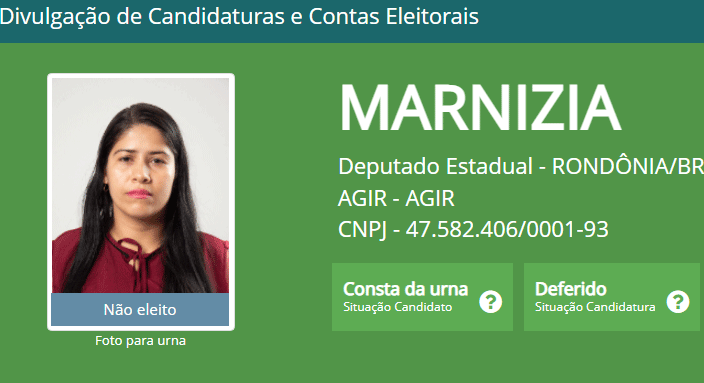 Cabeleireira de Porto Velho, candidata a deputada teve zero votos nas urnas