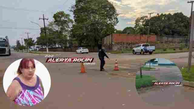 Em Rolim de Moura. idosa é atropelada enquanto caminhava e acaba morrendo