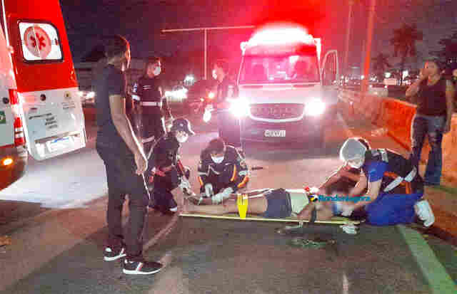 Atropelamento na BR-364 deixa três vítimas graves em Porto Velho