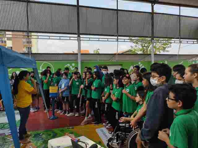 Projeto leva conscientização sobre limpeza da cidade a escolas de Porto Velho