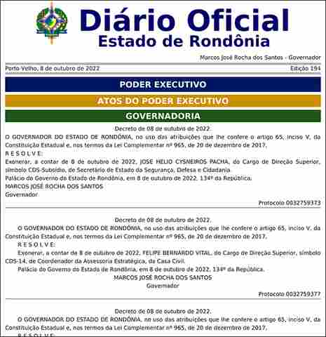 Governo demite secretário de Segurança em plena campanha, não explica e abre espaço para especulações