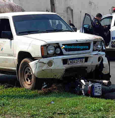 Mulher morre atropelada por caminhonete em Porto Velho neste sábado