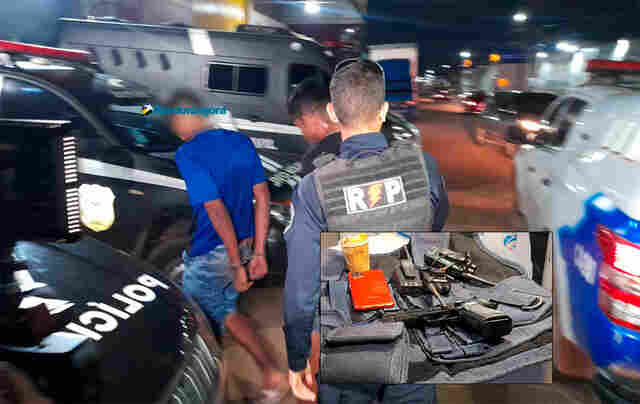 Ladrões são presos após roubarem casa de idosa de 73 anos