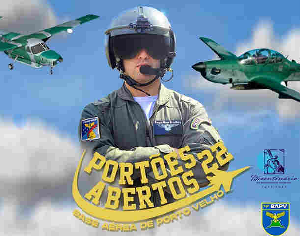 Portões abertos da Base Aérea de Porto Velho será neste sábado