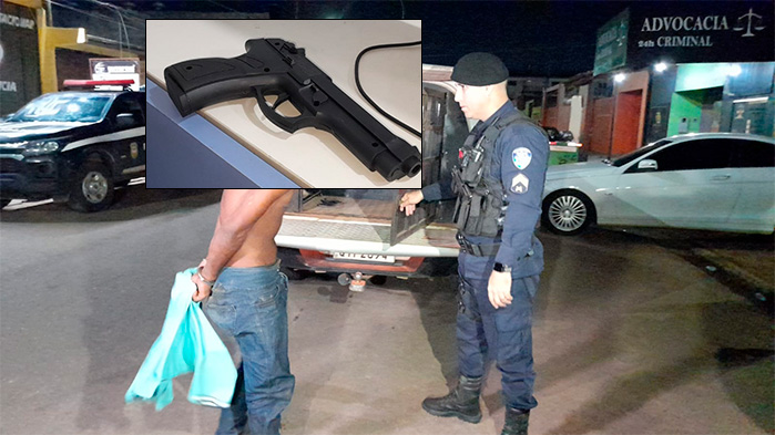Criminoso foge para velório após usar arma falsa durante tentativa de roubo