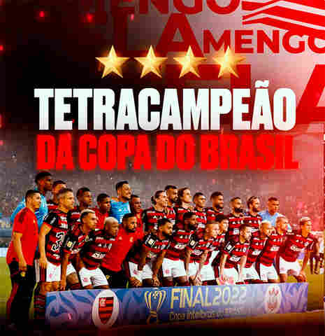 Flamengo vence o Corinthians e conquista o tetracampeonato da Copa do Brasil