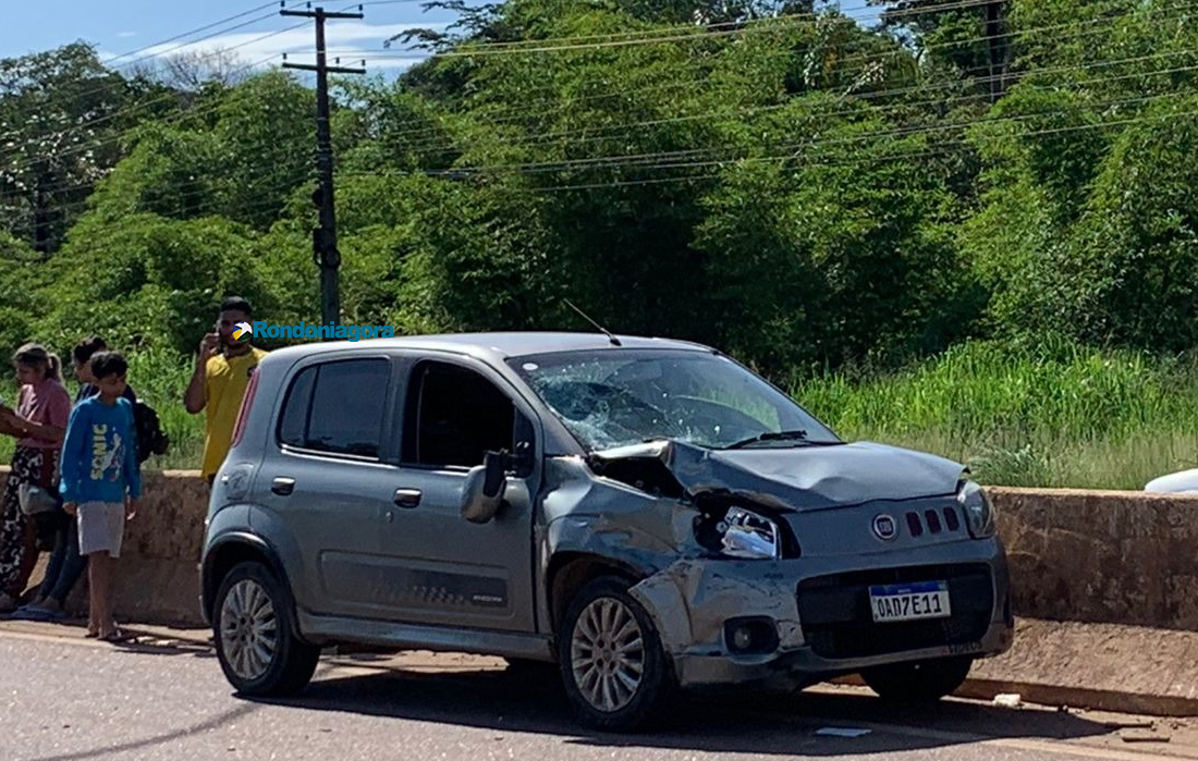 Três acidentes nesta segunda na BR-364 envolvem nove veículos; perna de motociclista foi dilacerada na capital