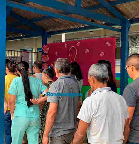 Vídeo: votação começa com longas filas em Rondônia