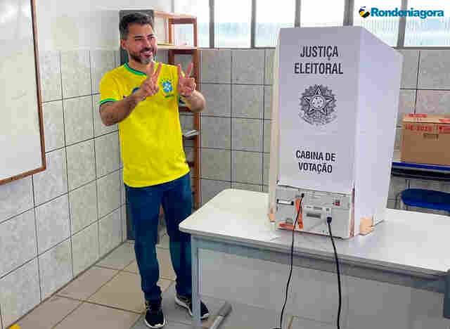 Marcos Rogério vota em Ji-Paraná e vem a Porto Velho no fim do dia