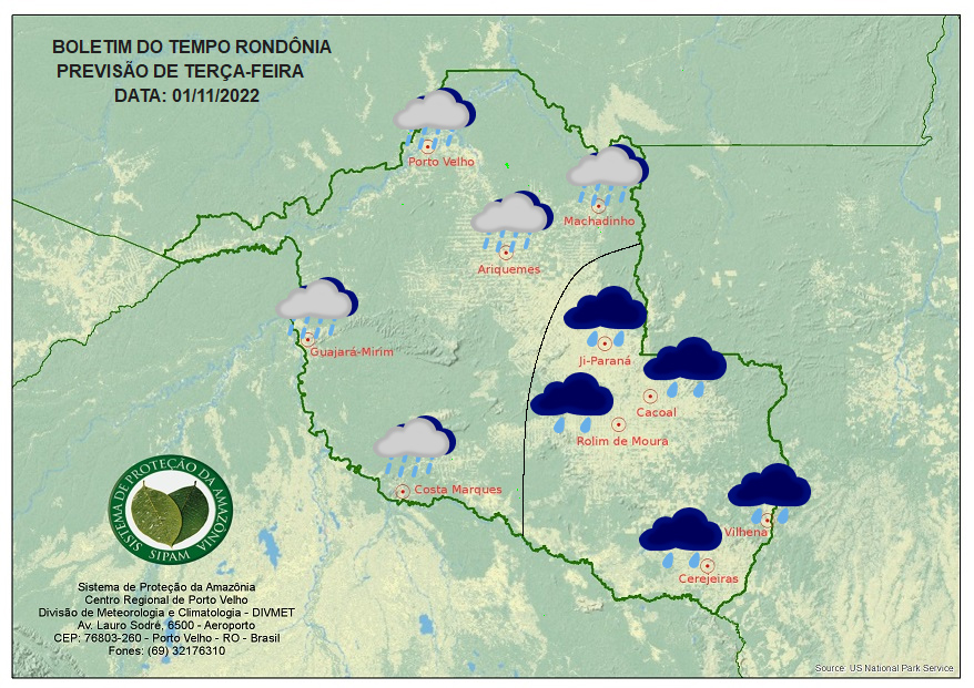 Sipam prevê friagem de forte intensidade a partir desta terça em Rondônia