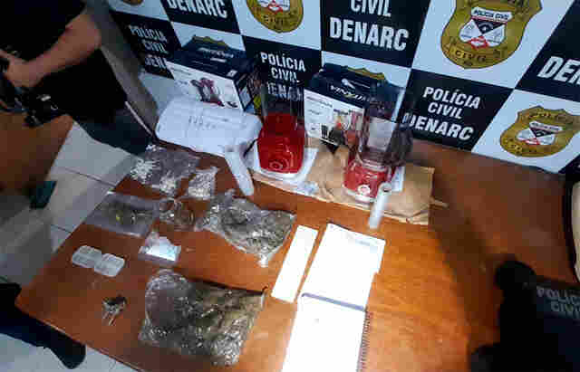Denarc prende traficante enviando skank para outro estado pelos Correios