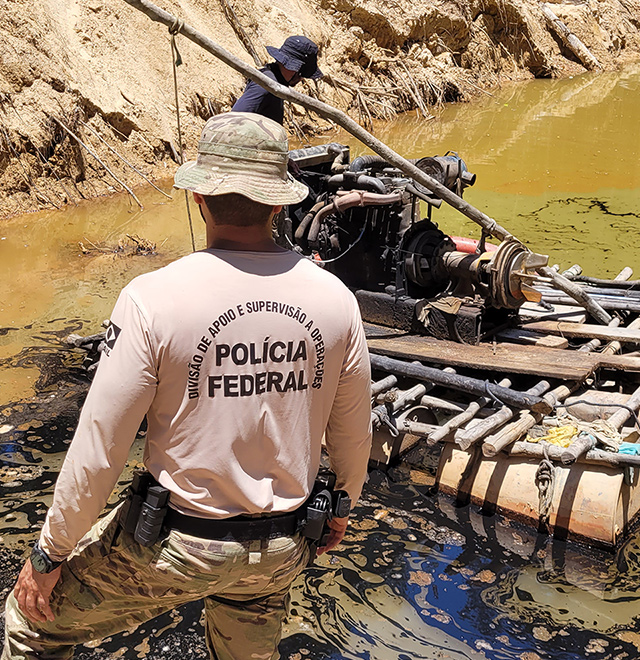 PF realiza operação de combate ao garimpo ilegal na Reserva Roosevelt e Parque Aripuanã
