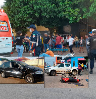 Vídeo: motociclista morre em grave acidente na capital após motorista avançar preferencial