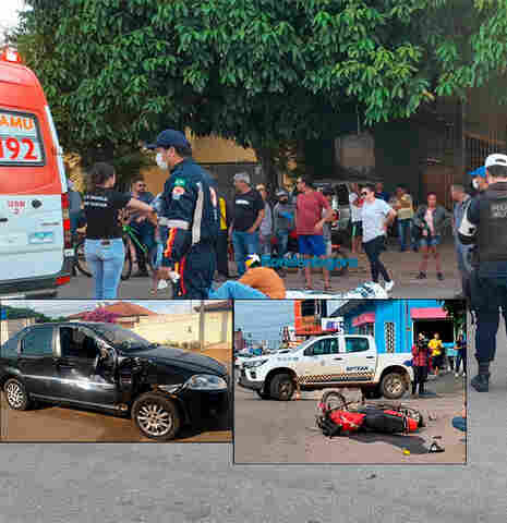 Vídeo: motociclista morre em grave acidente na capital após motorista avançar preferencial