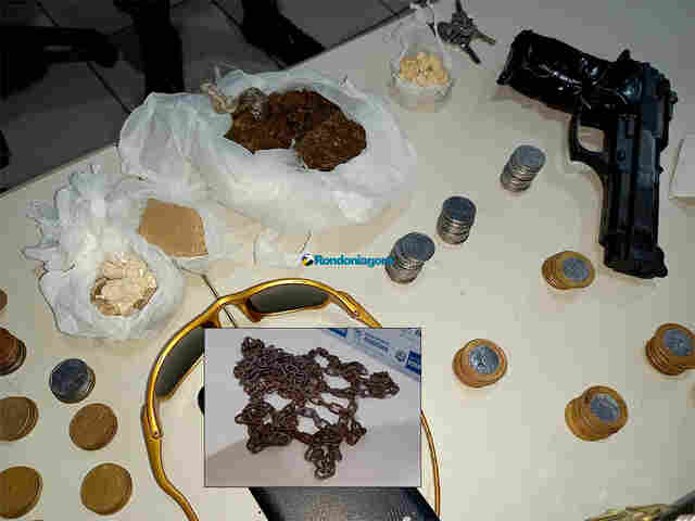 Criminosos são presos com drogas e mantendo morador de rua acorrentado em veículo na capital