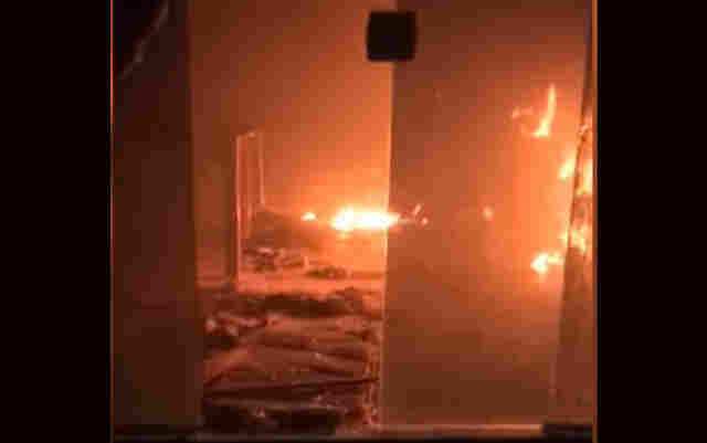 Rádio contrária a manifestações em rodovias é incendiada em União Bandeirantes