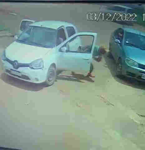 Câmera registra tentativa de homicídio a tiros e dupla suspeita é presa no Orgulho do Madeira