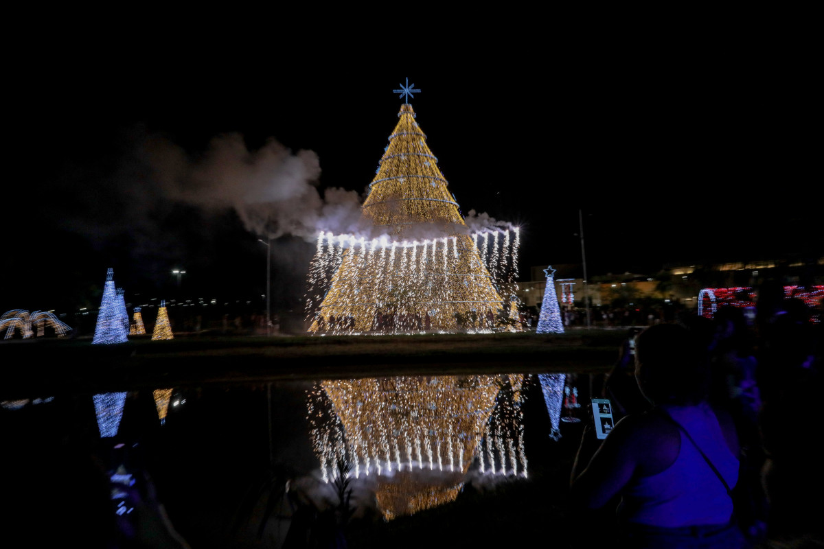 Natal Porto Luz 2022 é aberto na capital; veja imagens