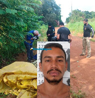 Família identifica homem encontrado morto com 27 facadas e enrolado em lona