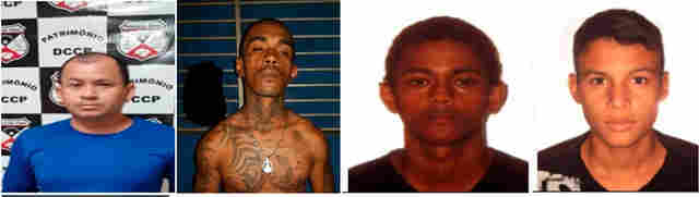 Identificados os presos na operação contra bando que explodia caixas eletrônicos