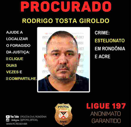 Polícia pede ajuda para localizar advogado acusado de fraudes estimadas em R$ 30 milhões