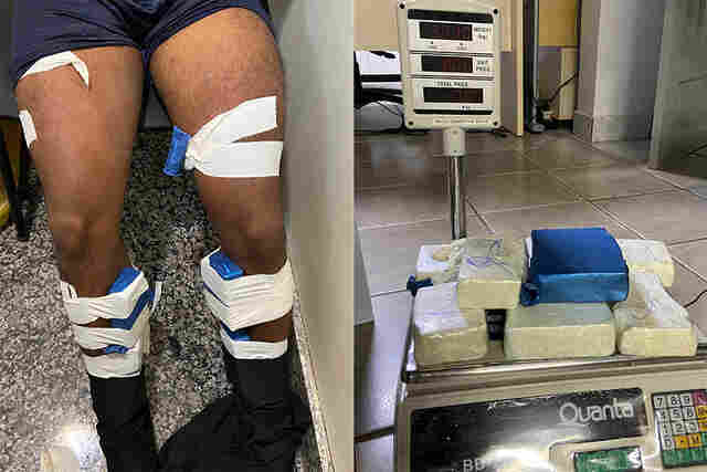 PF prende homem com droga enrolada ao corpo no aeroporto de Porto Velho