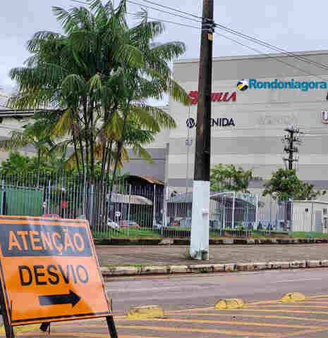 Avenida Calama será interditada por 20 dias, em frente ao Porto Velho Shopping